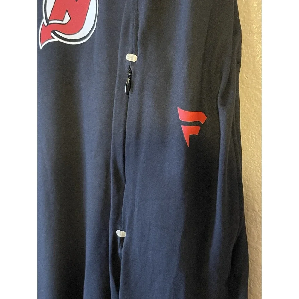 Men's 2XL NWT New Jersey Devils Fanatics‎ Authentic Pro Off Ice 1/4 Zip Jacket